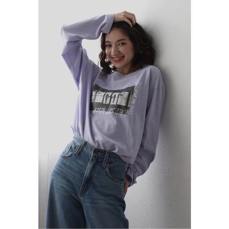 オーバーサイズフォト箔ロゴロンT 88-004086 | BONJOUR SAGAN | 詳細画像14 