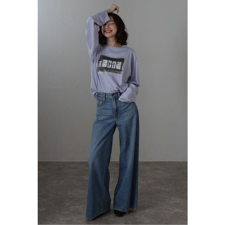 オーバーサイズフォト箔ロゴロンT 88-004086 | BONJOUR SAGAN | 詳細画像15 