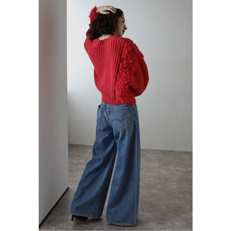 ループフリンジVネックジップカーディガン 88-004087 | BONJOUR SAGAN | 詳細画像21 