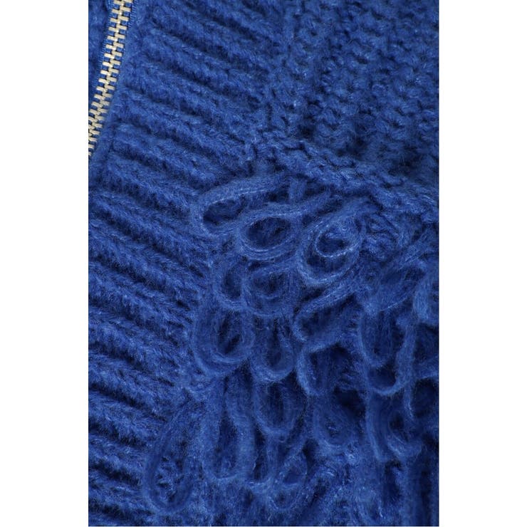 ループフリンジVネックジップカーディガン 88-004087 | BONJOUR SAGAN | 詳細画像29 