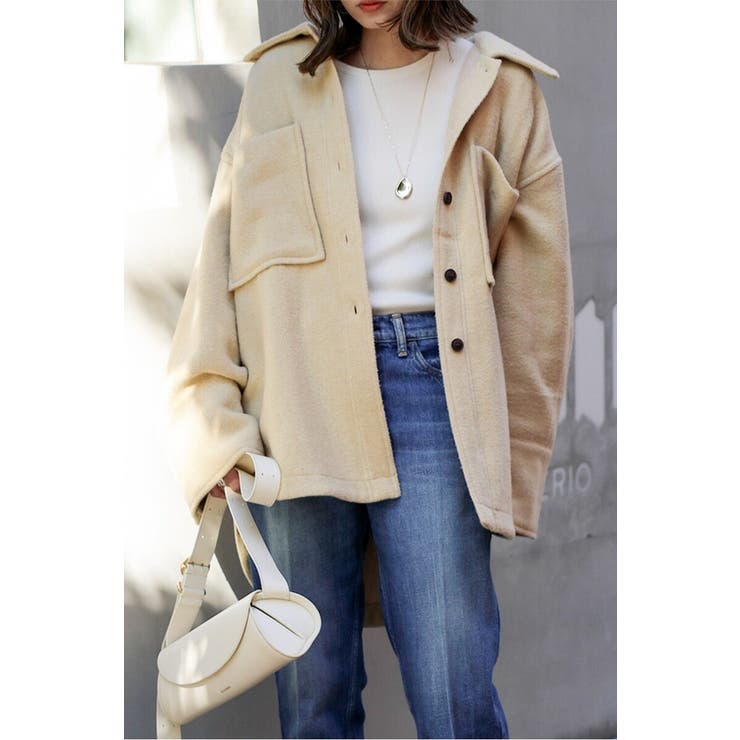 ウールモッサシャツジャケット 88-004111 | BONJOUR SAGAN | 詳細画像3 