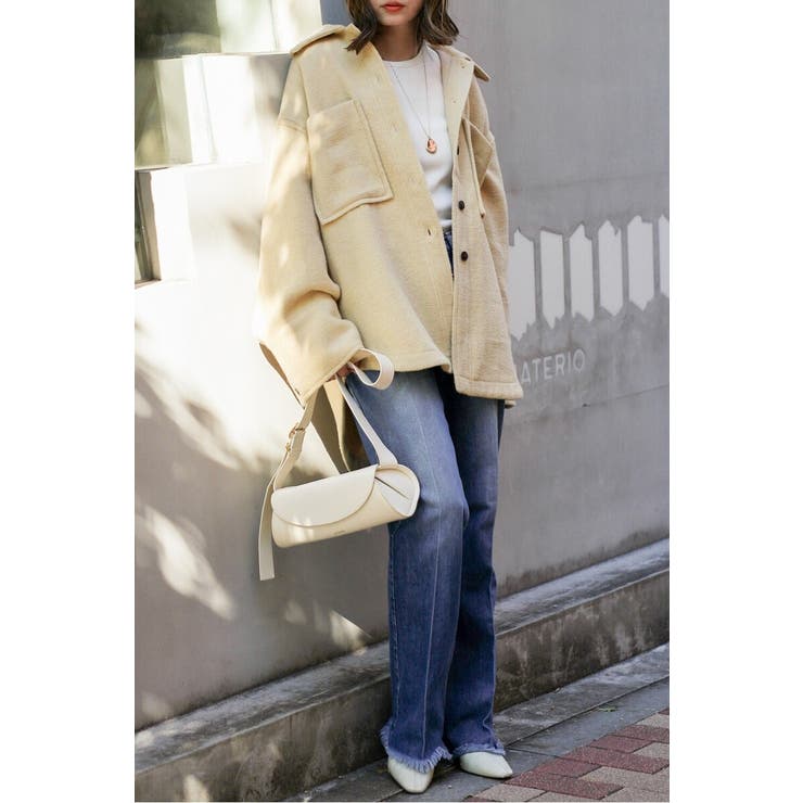 ウールモッサシャツジャケット 88-004111 | BONJOUR SAGAN | 詳細画像4 