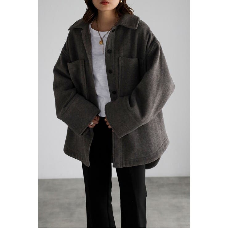 ウールモッサシャツジャケット 88-004111 | BONJOUR SAGAN | 詳細画像13 