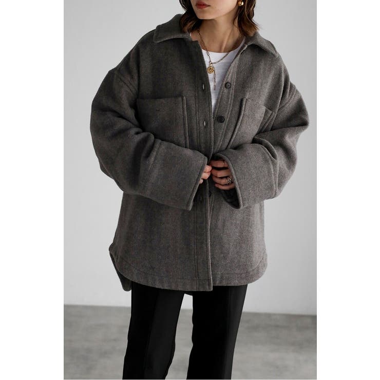 ウールモッサシャツジャケット 88-004111 | BONJOUR SAGAN | 詳細画像14 