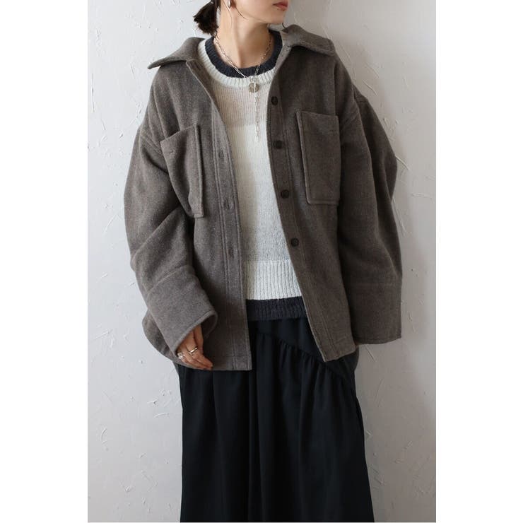 ウールモッサシャツジャケット 88-004111 | BONJOUR SAGAN | 詳細画像17 