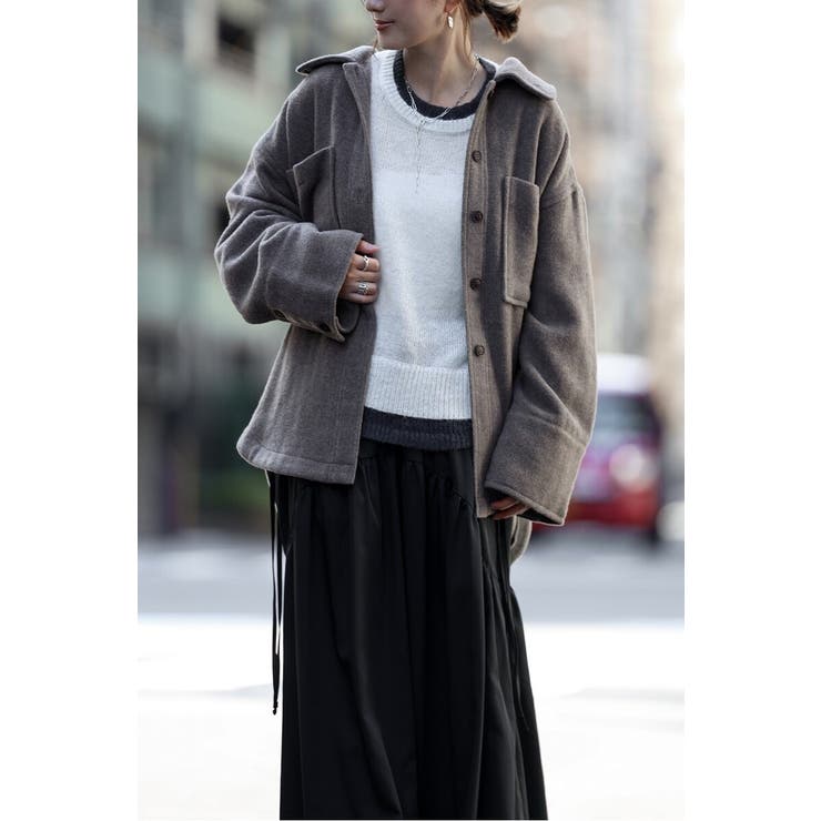 ウールモッサシャツジャケット 88-004111 | BONJOUR SAGAN | 詳細画像20 