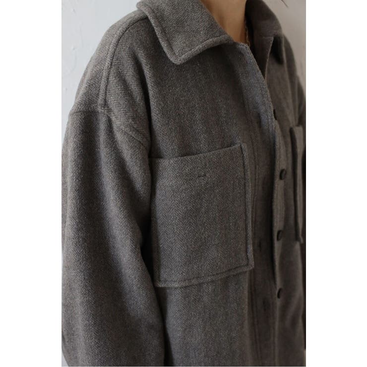 ウールモッサシャツジャケット 88-004111 | BONJOUR SAGAN | 詳細画像22 