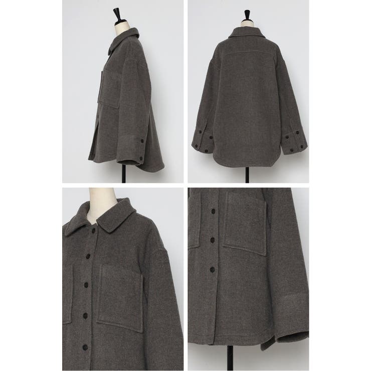 ウールモッサシャツジャケット 88-004111 | BONJOUR SAGAN | 詳細画像27 