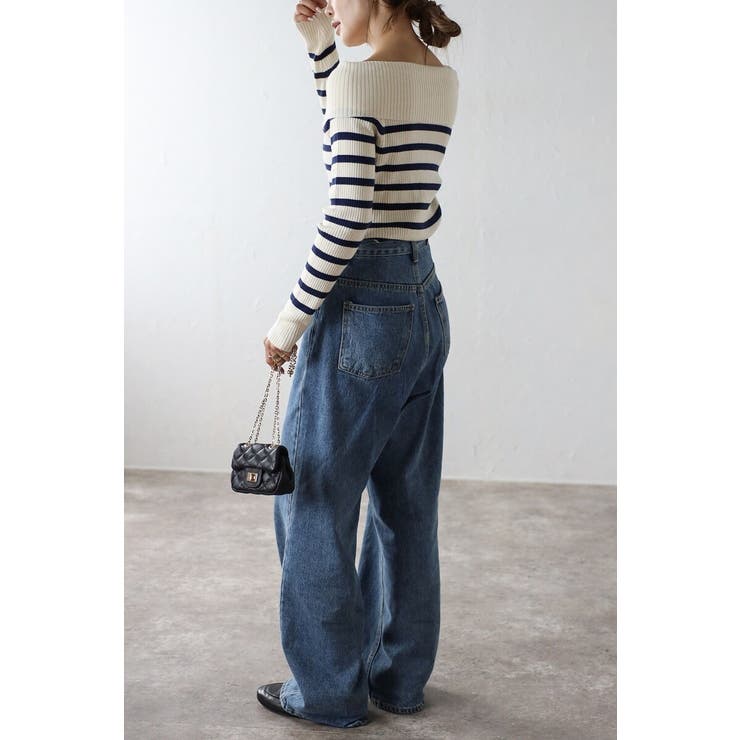 オフショルボーダーニット 88-004117 | BONJOUR SAGAN | 詳細画像5 