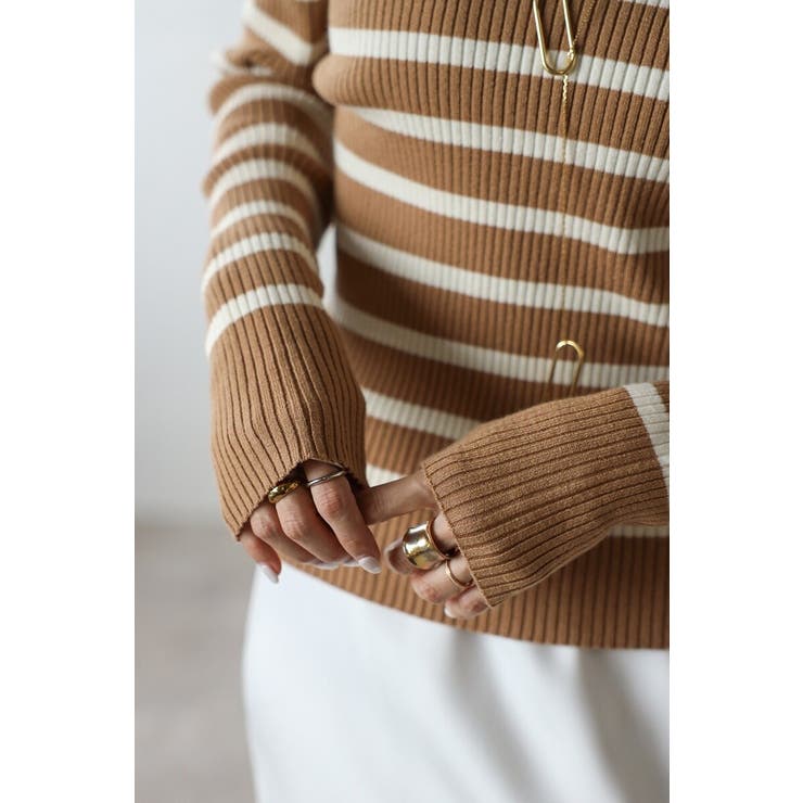 オフショルボーダーニット 88-004117 | BONJOUR SAGAN | 詳細画像13 