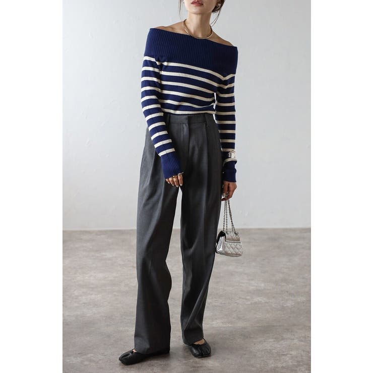 オフショルボーダーニット 88-004117 | BONJOUR SAGAN | 詳細画像15 