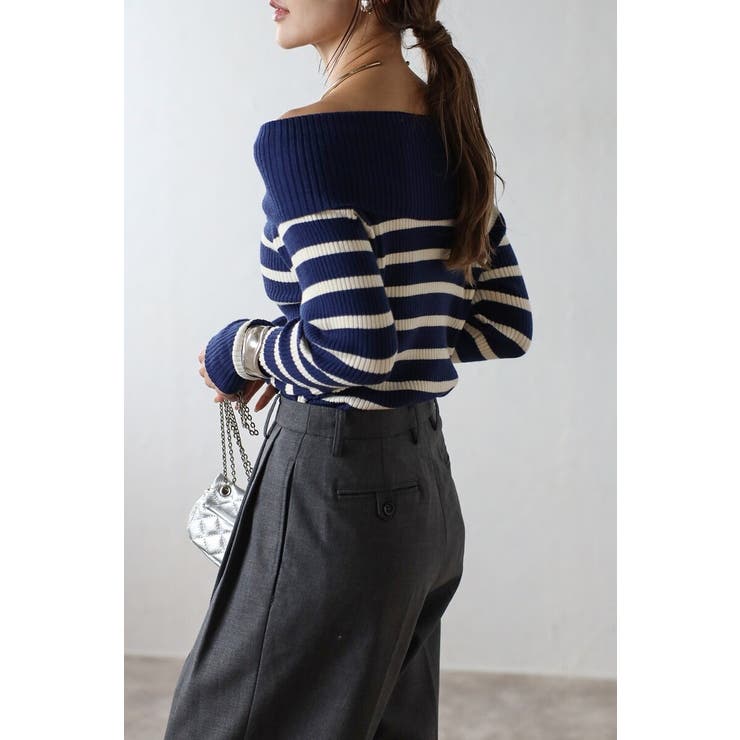 オフショルボーダーニット 88-004117 | BONJOUR SAGAN | 詳細画像16 