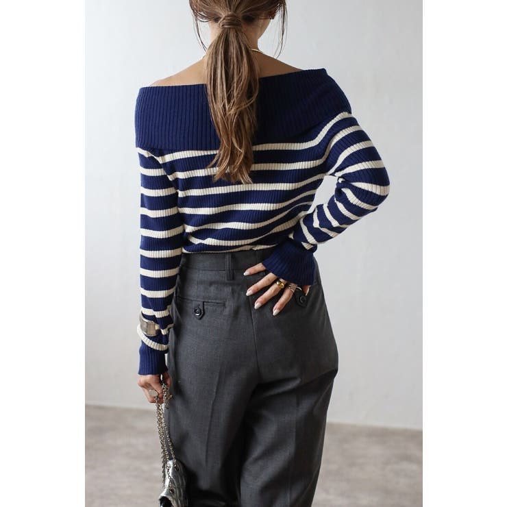 オフショルボーダーニット 88-004117 | BONJOUR SAGAN | 詳細画像18 