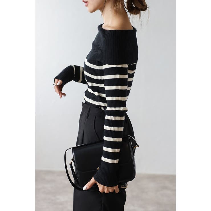 オフショルボーダーニット 88-004117 | BONJOUR SAGAN | 詳細画像23 