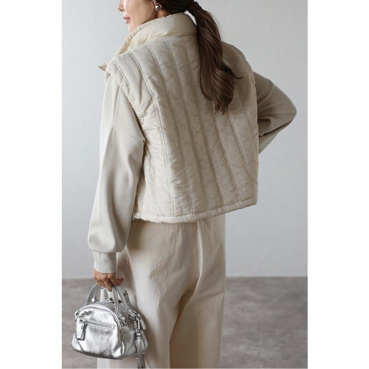 中綿ショートベスト 88-004119 | BONJOUR SAGAN | 詳細画像4 