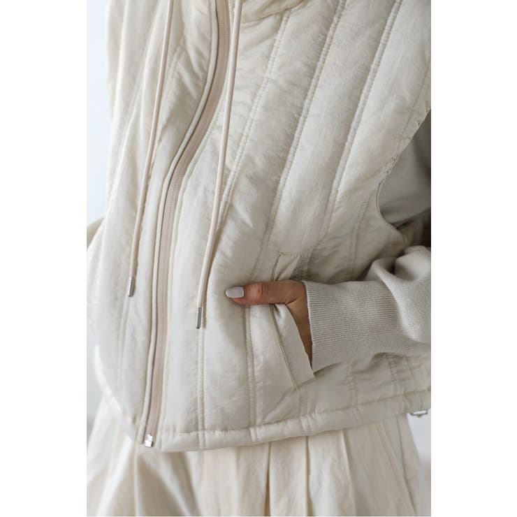 中綿ショートベスト 88-004119 | BONJOUR SAGAN | 詳細画像11 