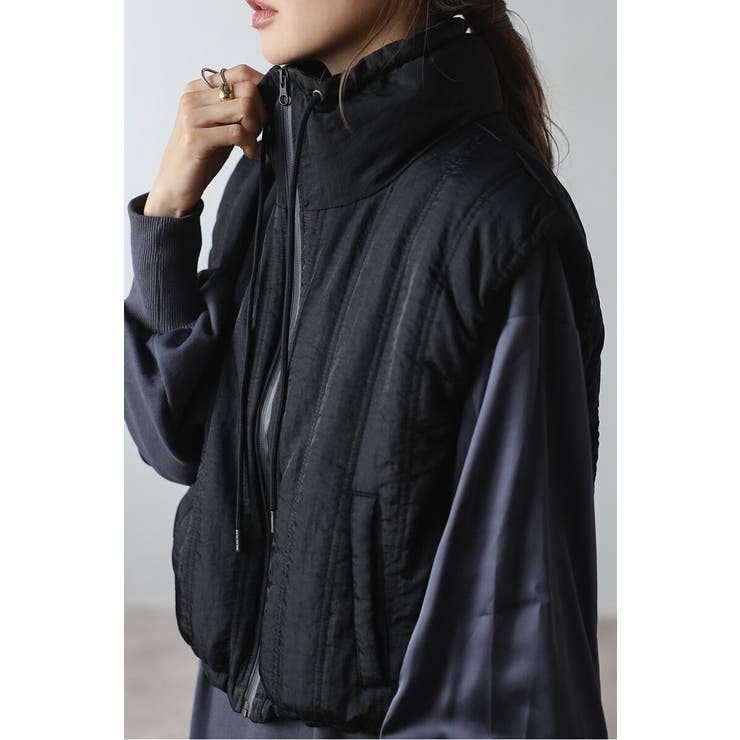 中綿ショートベスト 88-004119 | BONJOUR SAGAN | 詳細画像22 