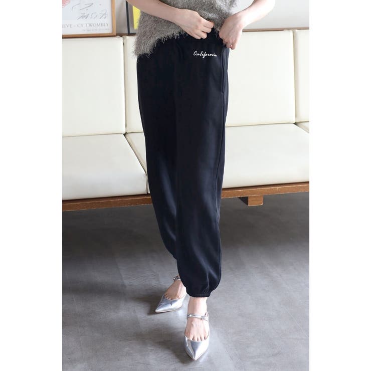 BLACK | California sweat pants | BONJOUR SAGAN