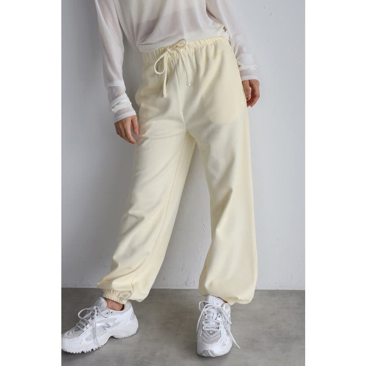 IVORY | California sweat pants | BONJOUR SAGAN