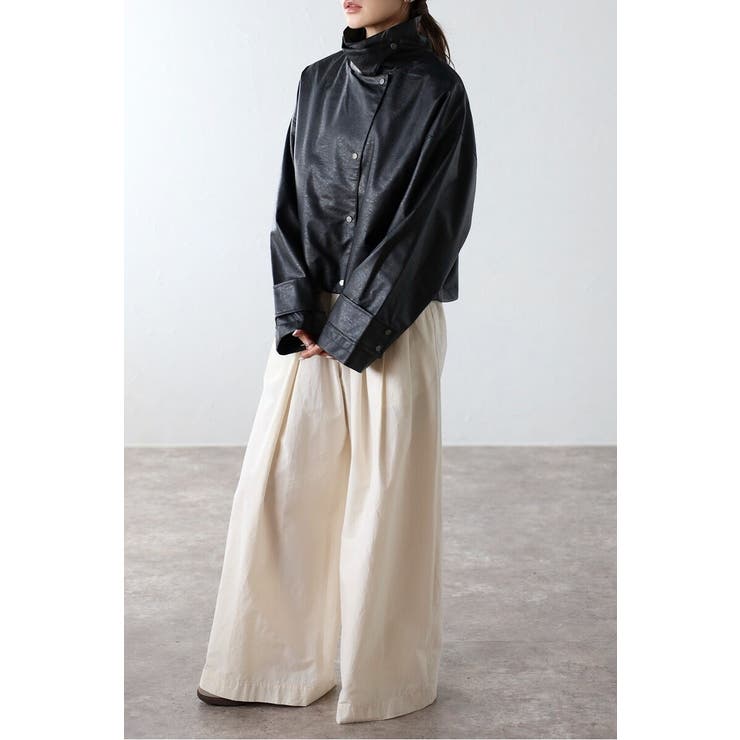 フェイクレザーショート丈ブルゾン 88-004157 | BONJOUR SAGAN | 詳細画像11 