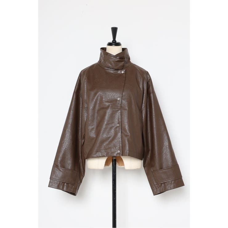 フェイクレザーショート丈ブルゾン 88-004157 | BONJOUR SAGAN | 詳細画像29 