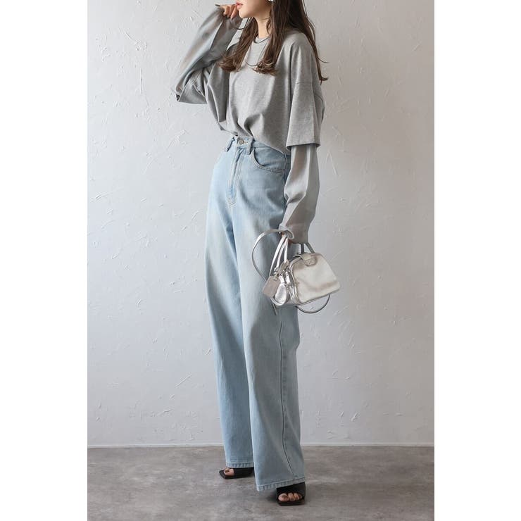 シアーレイヤード風ロングTシャツ 88-004158 | BONJOUR SAGAN | 詳細画像4 