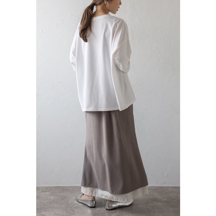 シアーレイヤード風ロングTシャツ 88-004158 | BONJOUR SAGAN | 詳細画像9 