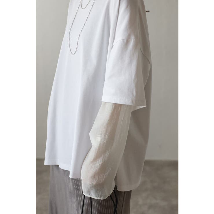 シアーレイヤード風ロングTシャツ 88-004158 | BONJOUR SAGAN | 詳細画像11 