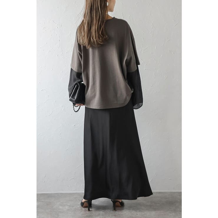 シアーレイヤード風ロングTシャツ 88-004158 | BONJOUR SAGAN | 詳細画像17 