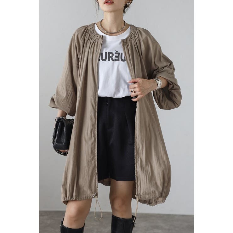 ノーカラードロストロングブルゾン 88-004162 | BONJOUR SAGAN | 詳細画像1 