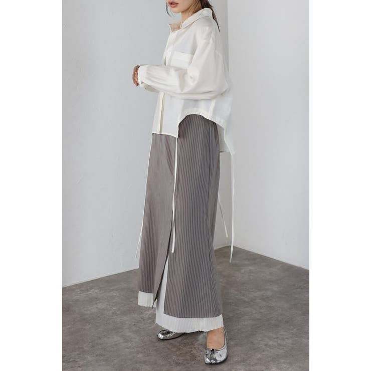 リネン混ホールドロストシャツ 88-004164 | BONJOUR SAGAN | 詳細画像3 