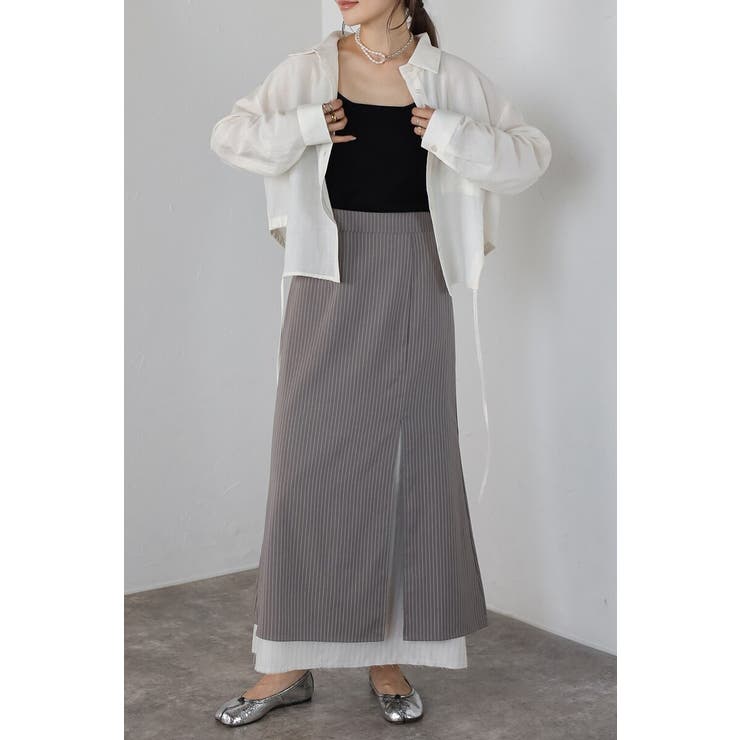 リネン混ホールドロストシャツ 88-004164 | BONJOUR SAGAN | 詳細画像6 