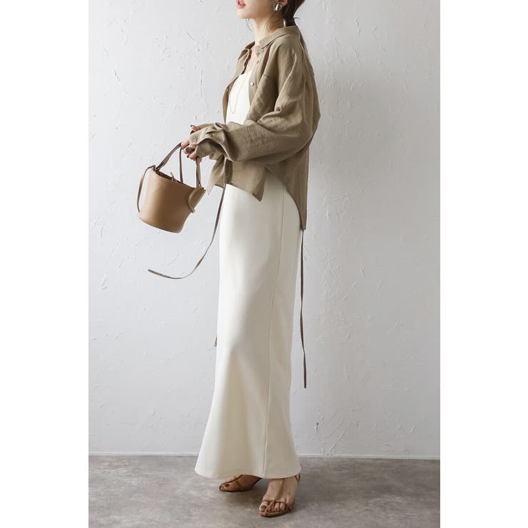 リネン混ホールドロストシャツ 88-004164 | BONJOUR SAGAN | 詳細画像17 