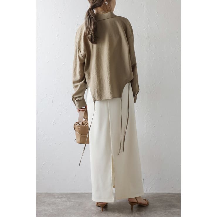 リネン混ホールドロストシャツ 88-004164 | BONJOUR SAGAN | 詳細画像18 