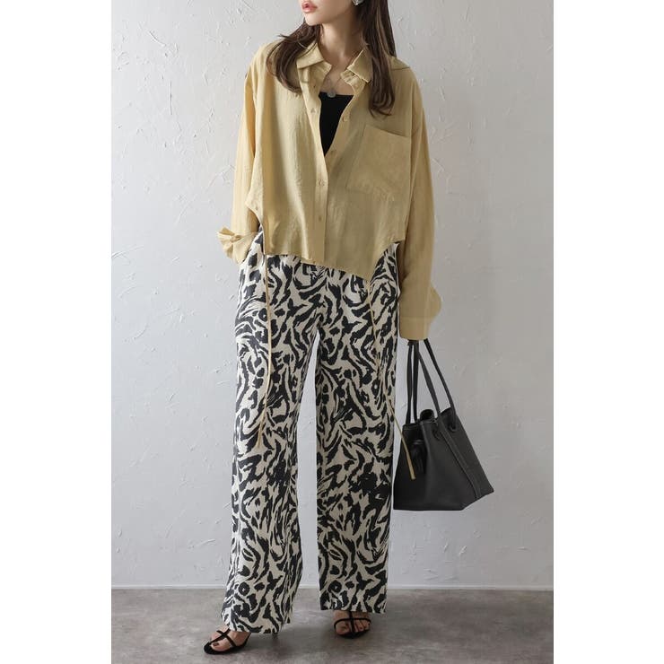 リネン混ホールドロストシャツ 88-004164 | BONJOUR SAGAN | 詳細画像20 