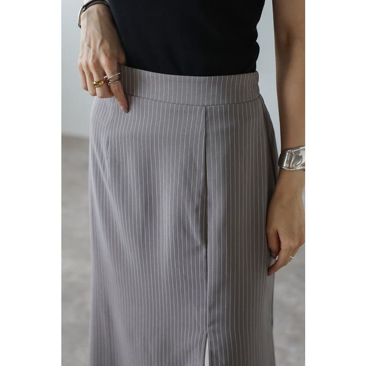 レイヤード風ピンストライプスカート 88-004165 | BONJOUR SAGAN | 詳細画像14 