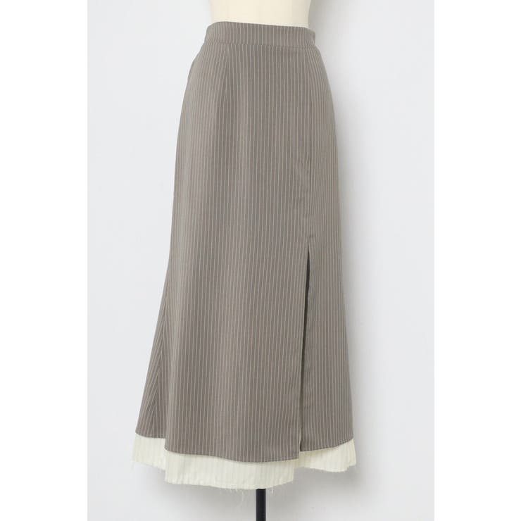 レイヤード風ピンストライプスカート 88-004165 | BONJOUR SAGAN | 詳細画像19 