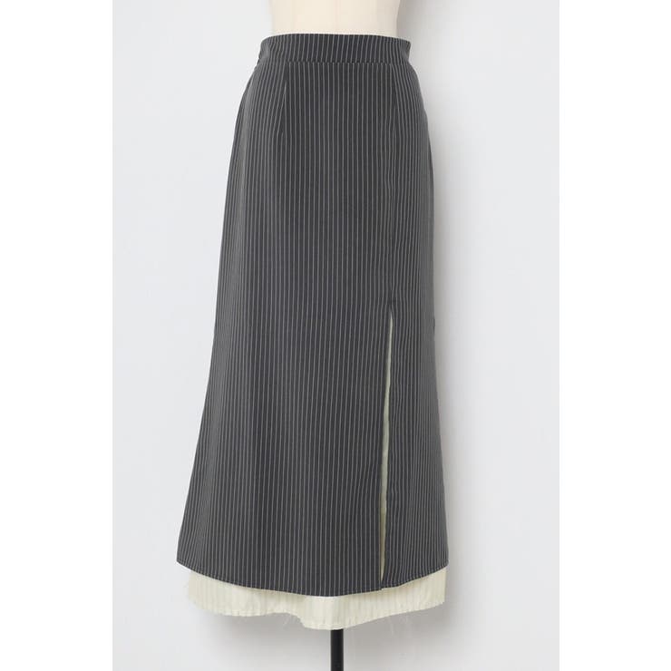 レイヤード風ピンストライプスカート 88-004165 | BONJOUR SAGAN | 詳細画像20 