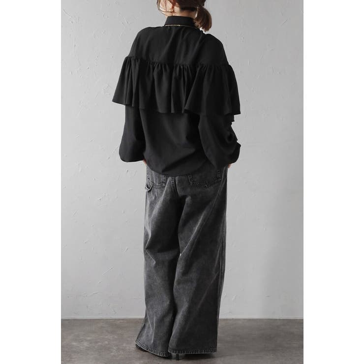 ケープライクフリルブラウス 88-004173 | BONJOUR SAGAN | 詳細画像6 