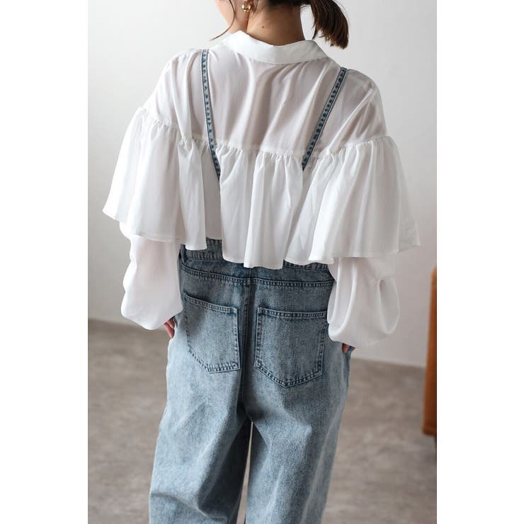 ケープライクフリルブラウス 88-004173 | BONJOUR SAGAN | 詳細画像10 