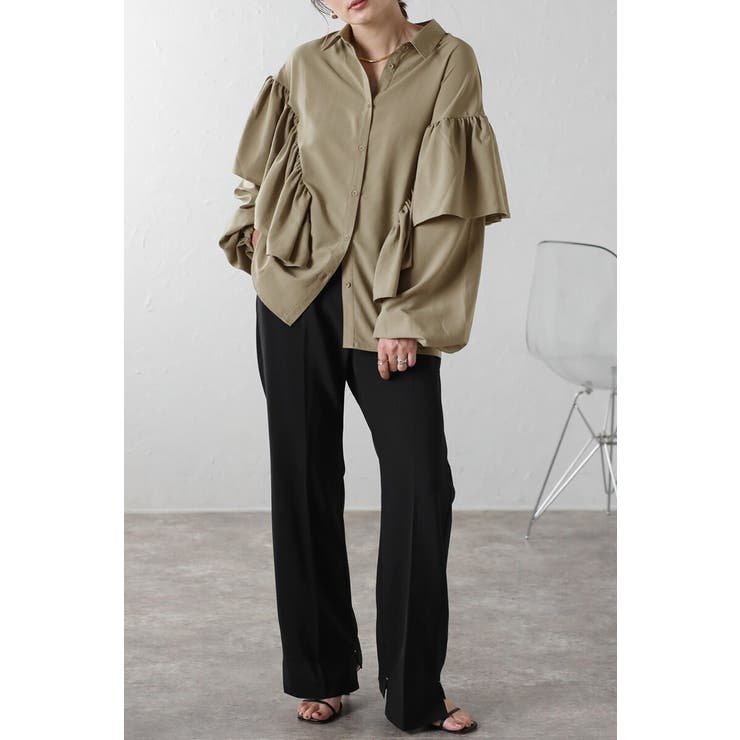 ケープライクフリルブラウス 88-004173 | BONJOUR SAGAN | 詳細画像17 