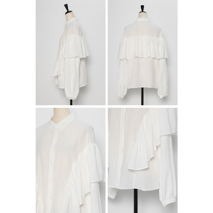 ケープライクフリルブラウス 88-004173 | BONJOUR SAGAN | 詳細画像23 