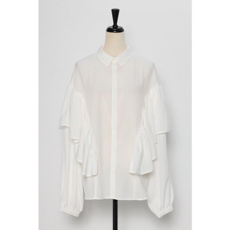 ケープライクフリルブラウス 88-004173 | BONJOUR SAGAN | 詳細画像24 