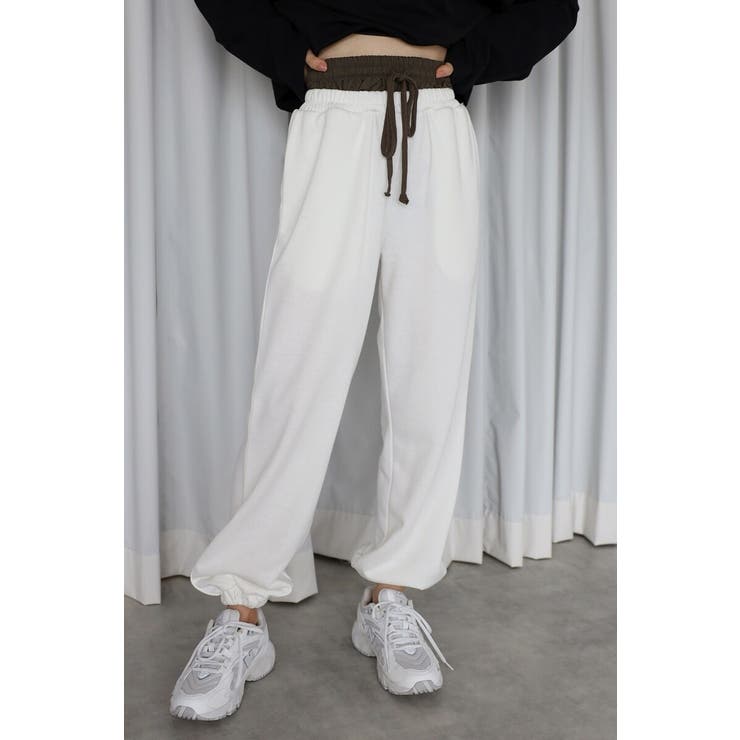 OFF-WHITE | double waist sweat | BONJOUR SAGAN