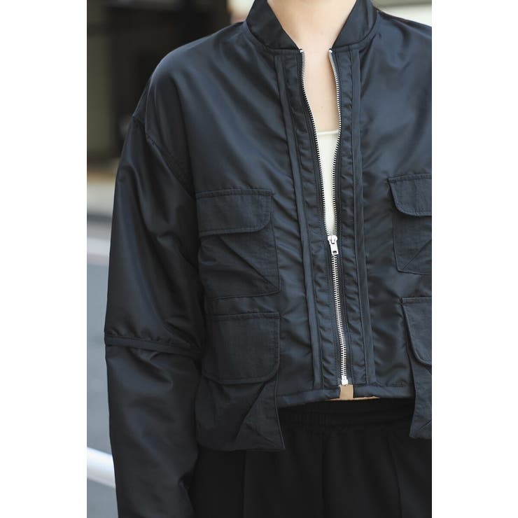 ポケットデザインショートブルゾン 88-004180  | BONJOUR SAGAN | 詳細画像11 