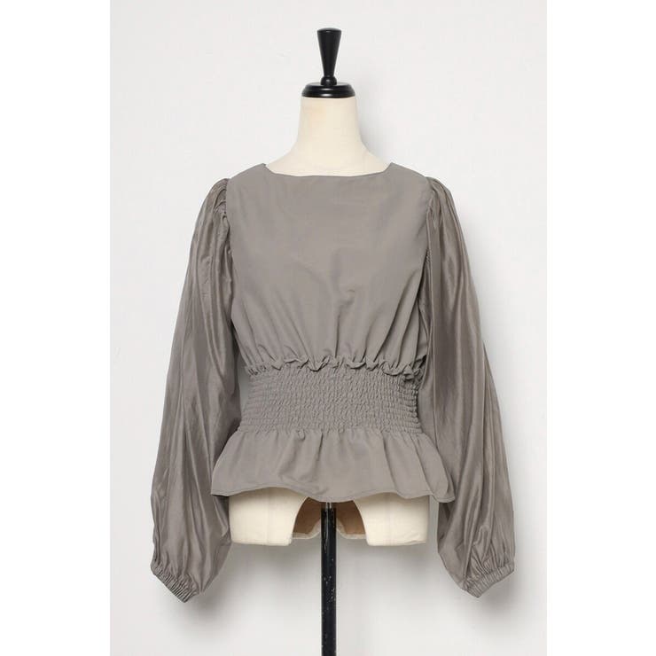 シアースリーブシャーリングペプラムブラウス 88-004182 | BONJOUR SAGAN | 詳細画像24 