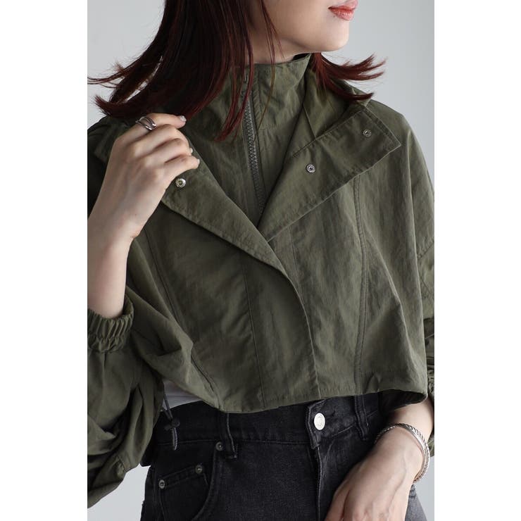 レイヤード風ワッシャーナイロンマウンテンパーカー 88-004201 | BONJOUR SAGAN | 詳細画像3 