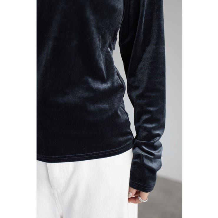 バックオープンベロアプルオーバー 88-004202 | BONJOUR SAGAN | 詳細画像8 