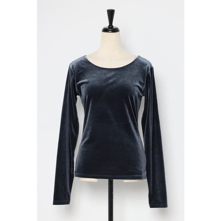 バックオープンベロアプルオーバー 88-004202 | BONJOUR SAGAN | 詳細画像23 