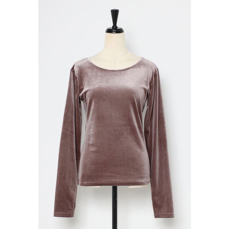 バックオープンベロアプルオーバー 88-004202 | BONJOUR SAGAN | 詳細画像24 